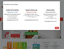 Tablet Screenshot of electricanova.com